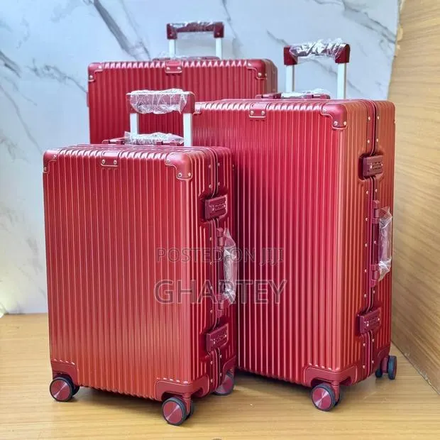 3 Pieces Luggage Suitcases Set Burgundy (Free Deliver) · Photo 1