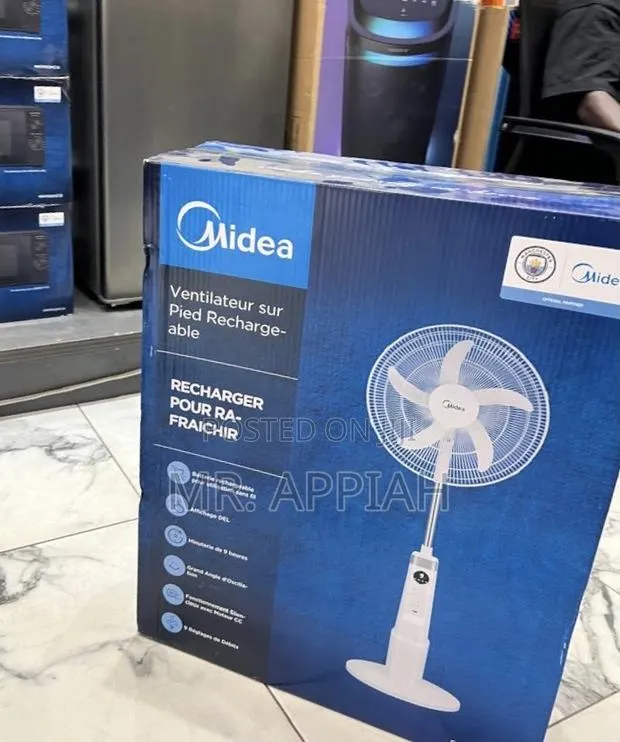 Choose Affordable Midea 18 Inch Rechargeable Standing Fan · Photo 1