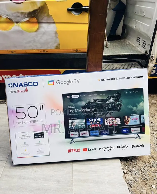 Get Unique Nasco 50” Uhd Smart Screen Television(Black) · Photo 1