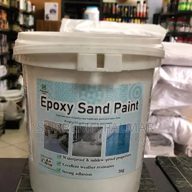 Epoxy Sand Paint 5kg – Waterproof Decorative Stone Texture Coating · Photo 1