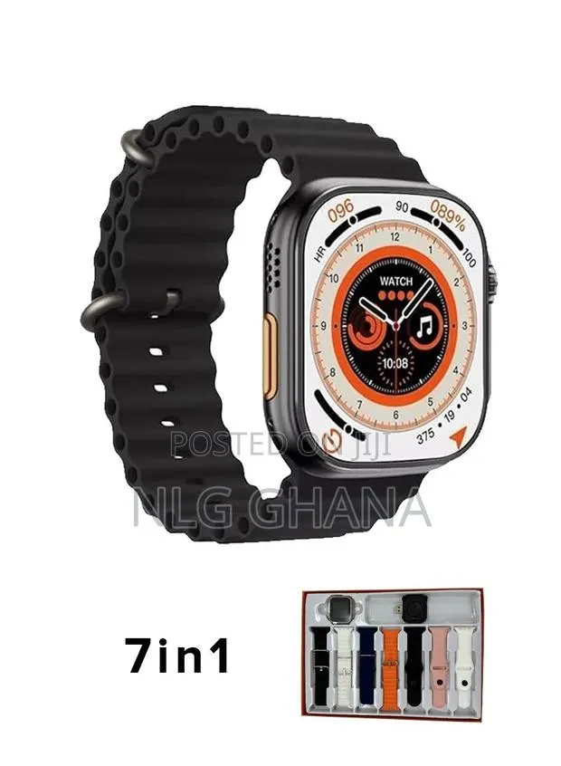Ultra 2.01" Full Touch Screen Smart Watch With 7 Strap. Ghx4404 · Photo 1
