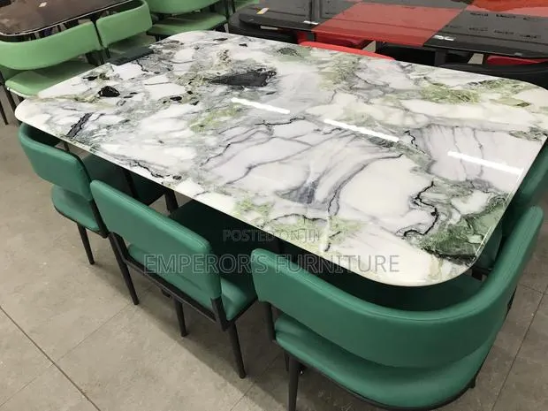 Imported Jade Cloud Marble Coffee Table · Photo 1