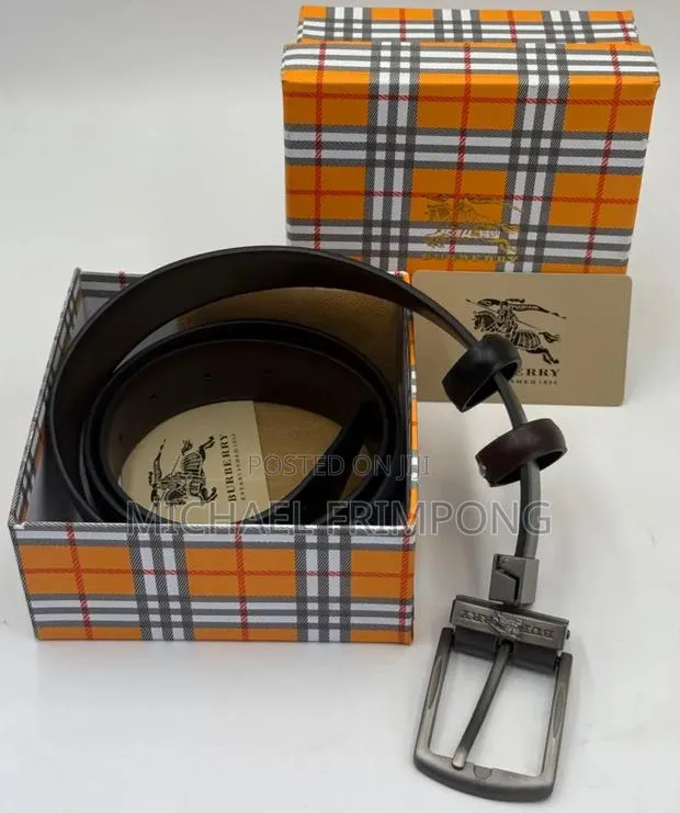 Available Burberry Reversible Belt for Men