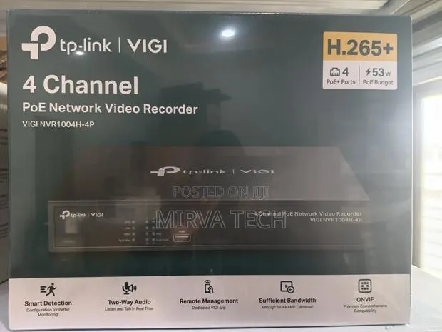 Tp Link Vigi 4ch Poe NVR · Photo 1