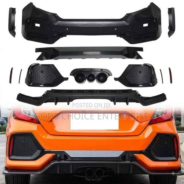 Complete Civic Hatback Back Bumper 2016-2018-2020 · Photo 1