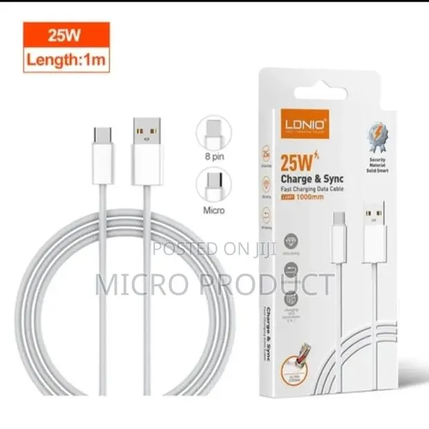 LDNIO Fast Charging Data Cable · Photo 1