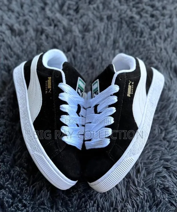 Suede Xl Big Kid 'black White' · Photo 1