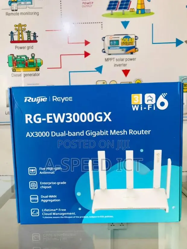 Rujie RG-EW3000GX AX 3000Dual-Band Gigabit Mesh Router · Photo 1