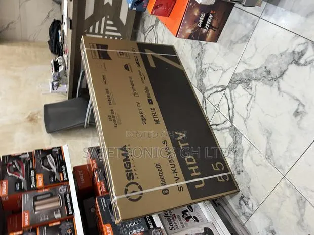 Original Uhd Sigma 55 Inch Smart (Sig-Ku55v6-S) Android Led Tv · Photo 1