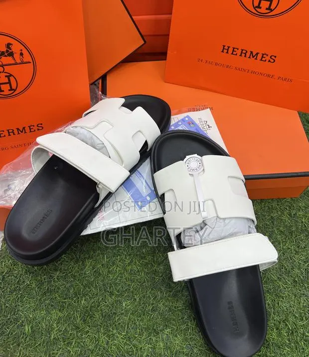 Fashion Hermes Sandals for Women || White · Photo 1