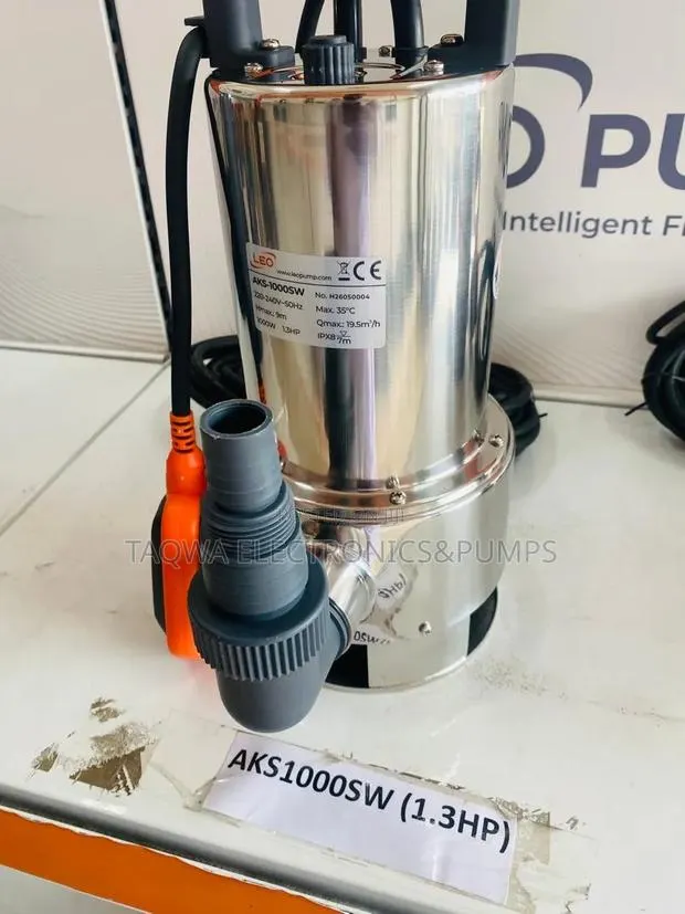 AKS-1000SW Leo 1.3hp Submersible Water Pump · Photo 1