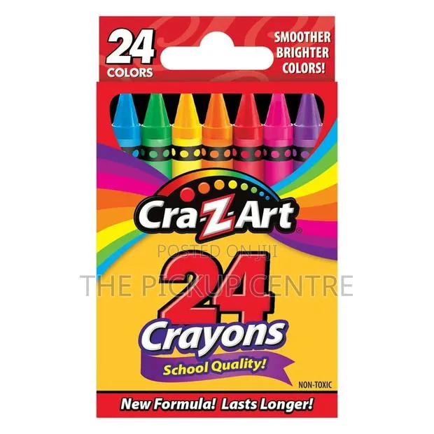 Cra-Z-Art School Quality Multicolor Crayons, 24 Count · Photo 1