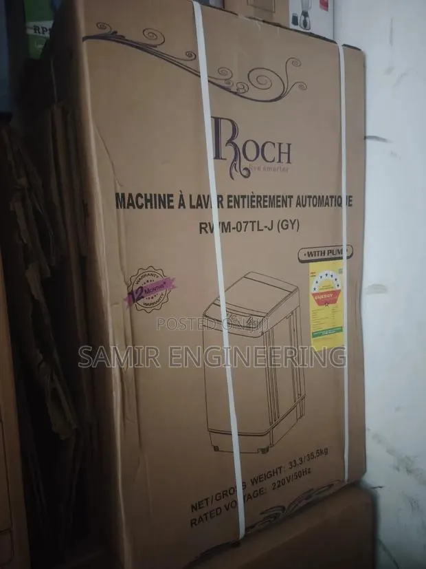 Roch RWM-07tl-J(Gy) Is a 7kg Top-Load Semi-Automatic Washing Machine · Photo 1