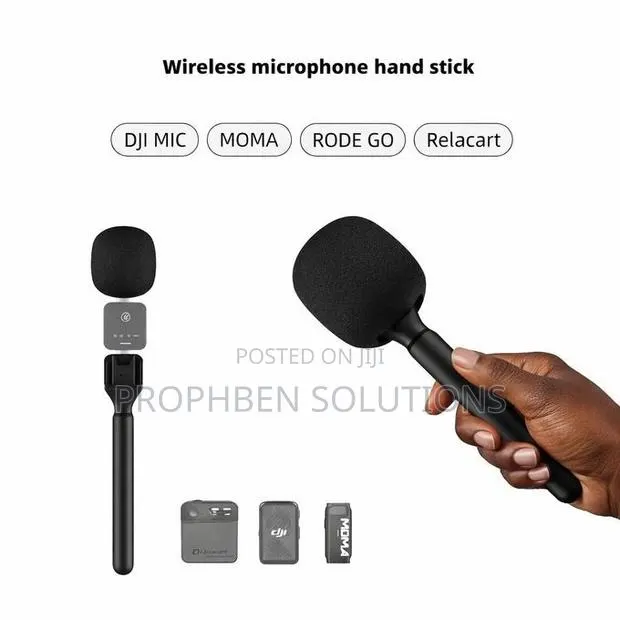 Interview, Podcast, Vlogging, Wireless Microphone Holder · Photo 1