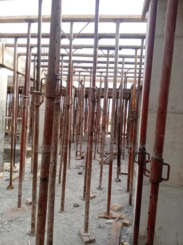 Decking Materials for Rentals Plywood Slabs Beams Metal Jacks Wawa · Photo 1