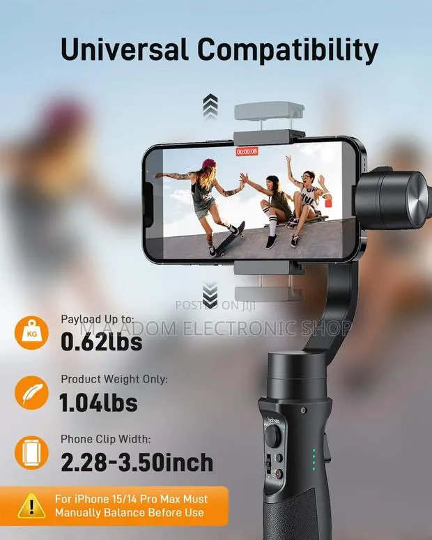 Gimbal for Smart Phones Action Camera · Photo 1