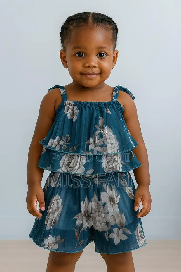 2piece Sleeveless Flare Top With Pants. 2-3years · Photo 1
