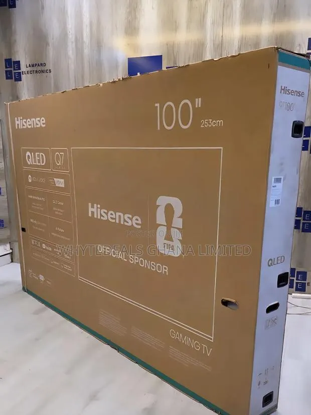 Hisense 100" Qled TV| Uhd_4k| Slim| 144hz| Smart|2026|5years Warranty · Photo 1