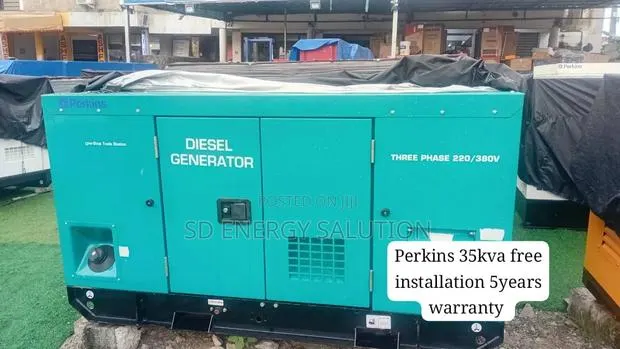 Perkins 35kVA Diesel Generator – Commercial Backup Power · Photo 1