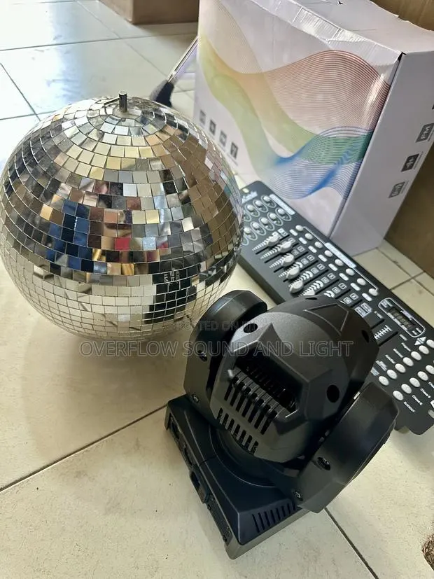 Mirror Ball, LED Light and DMX512 Light Controller · Photo 1