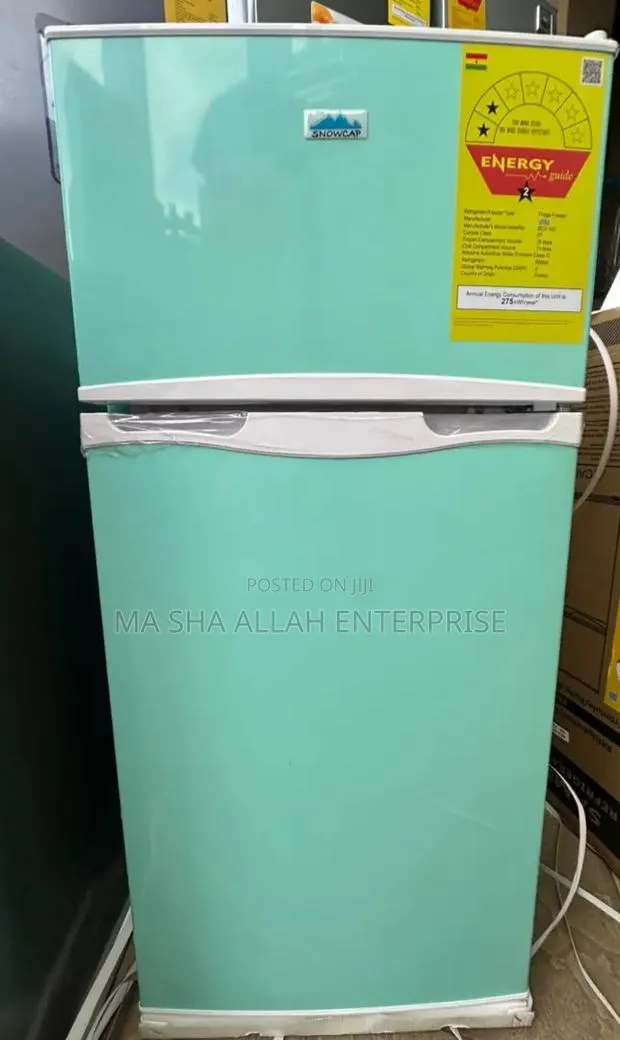 POWERFUL SNOWCAP 102 LITERS REFRIGERATOR (Red & Green) · Photo 1