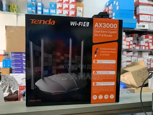 Tenda Router Ax3000 Dual Band Tx12 · Photo 1