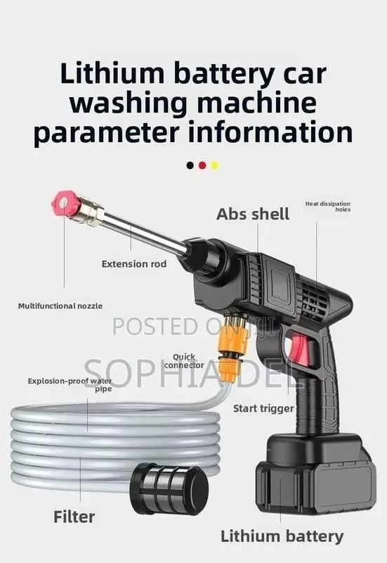 21V Cordless Car Pressure Washer · Photo 1