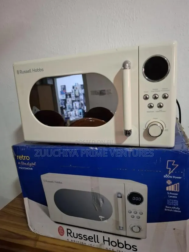 20. L Russell Hobbs Retro Compact Cream Microwave... From Uk🇬🇧 · Photo 1