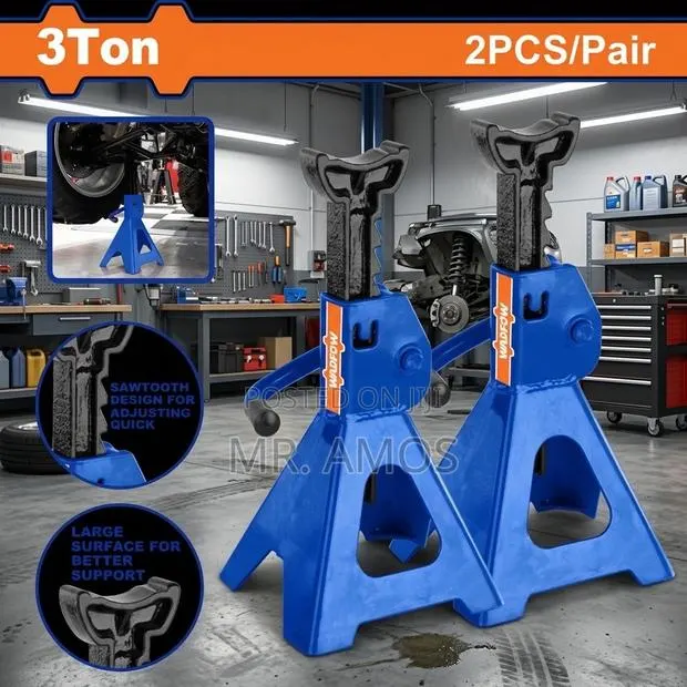 3 Ton Heavy Duty Jack Stands 2 Pair - WHJS0301 · Photo 1
