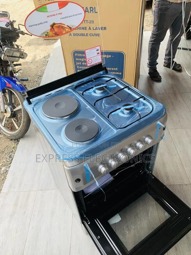 Zealous Sleek Gas Electric Cooker Oven Grill 2-2 60/60 · Photo 1