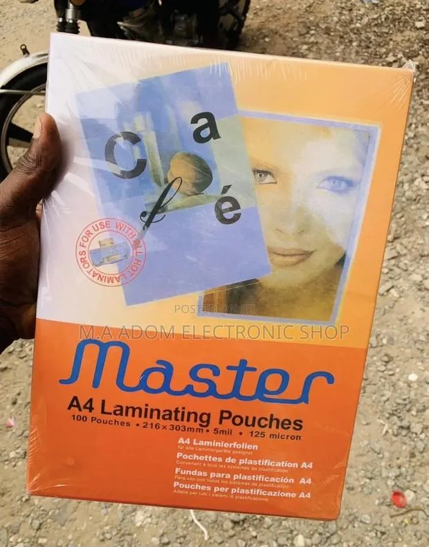 Reliable Master A4 Laminating Film Pouches - 100 Pouches . · Photo 1