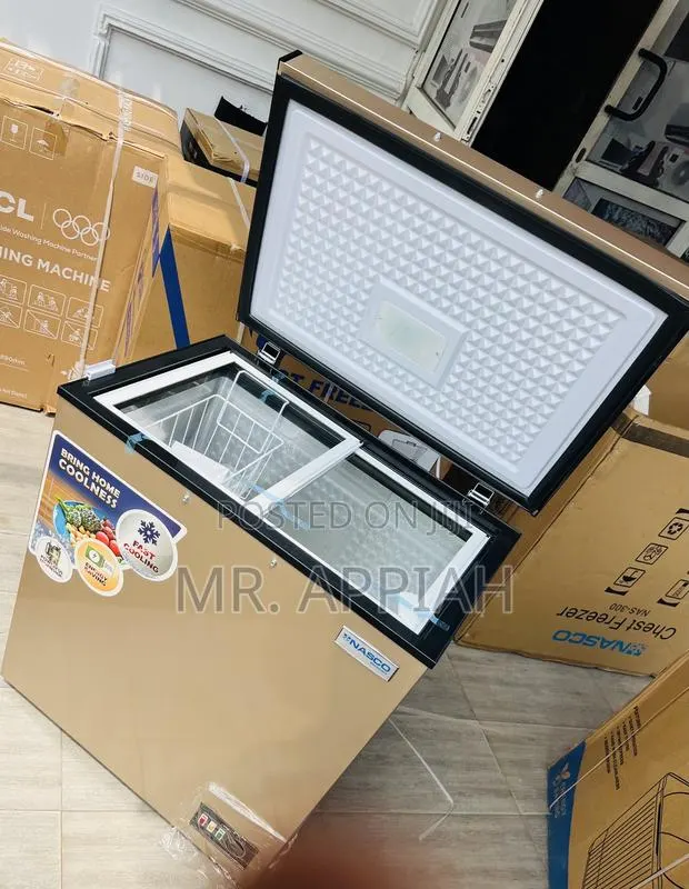 Smart Chilling Nasco 1 Door Electric Chest Freezer(Gold). · Photo 1