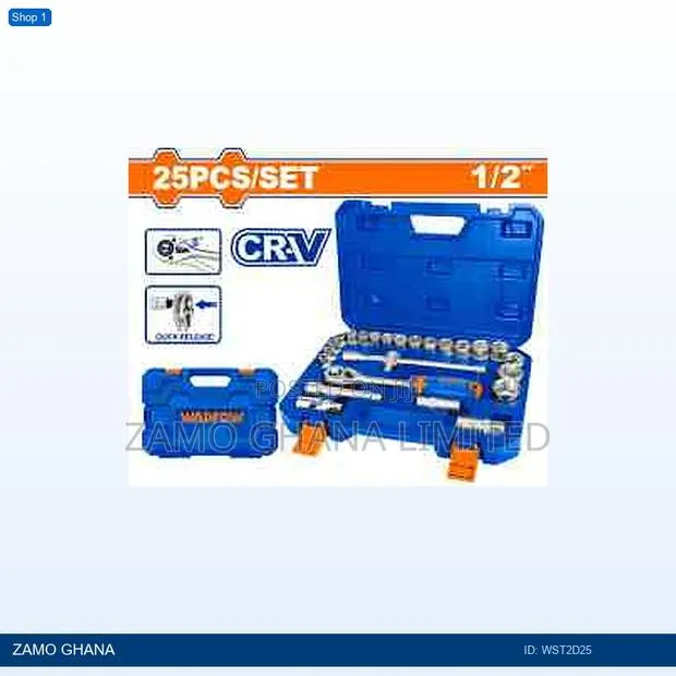 25 PCS 1/2" Socket - Wst2d25 · Photo 1