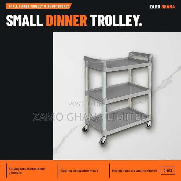 Small Dinner Trolley Without Bucket - D-013 · Photo 1