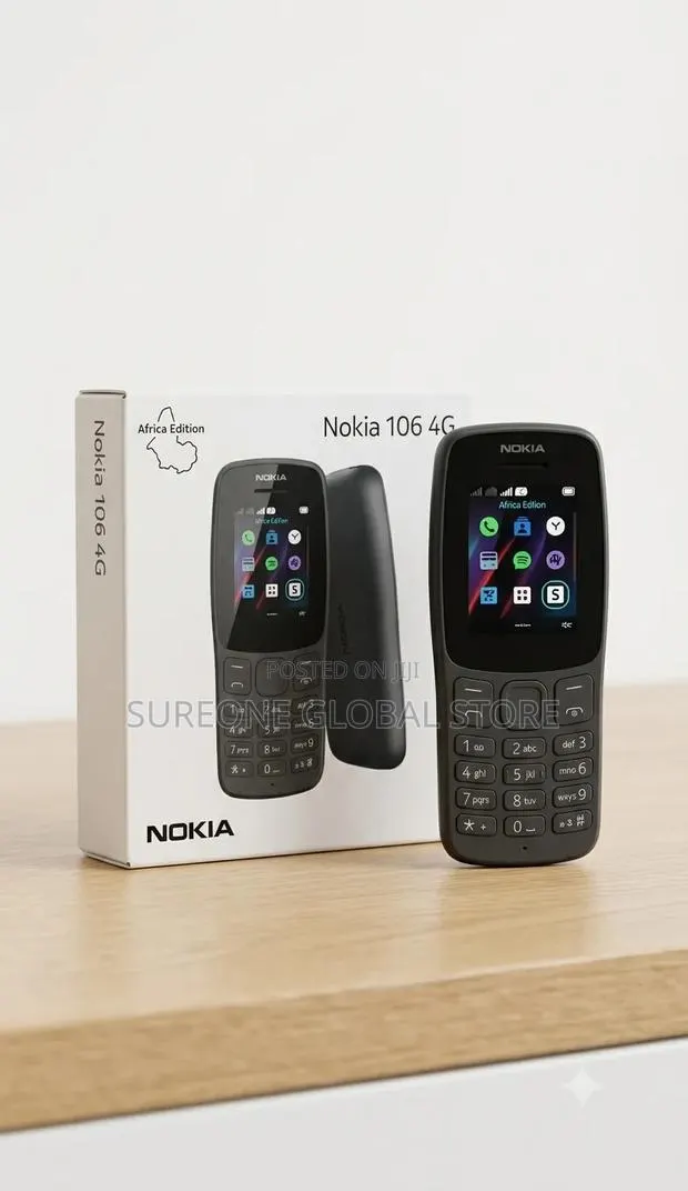 New Nokia 106 Black