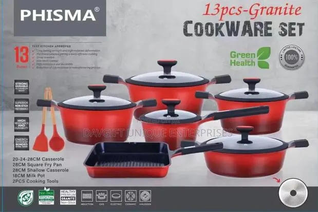 13pcs Granite Original Cookware Set · Photo 1