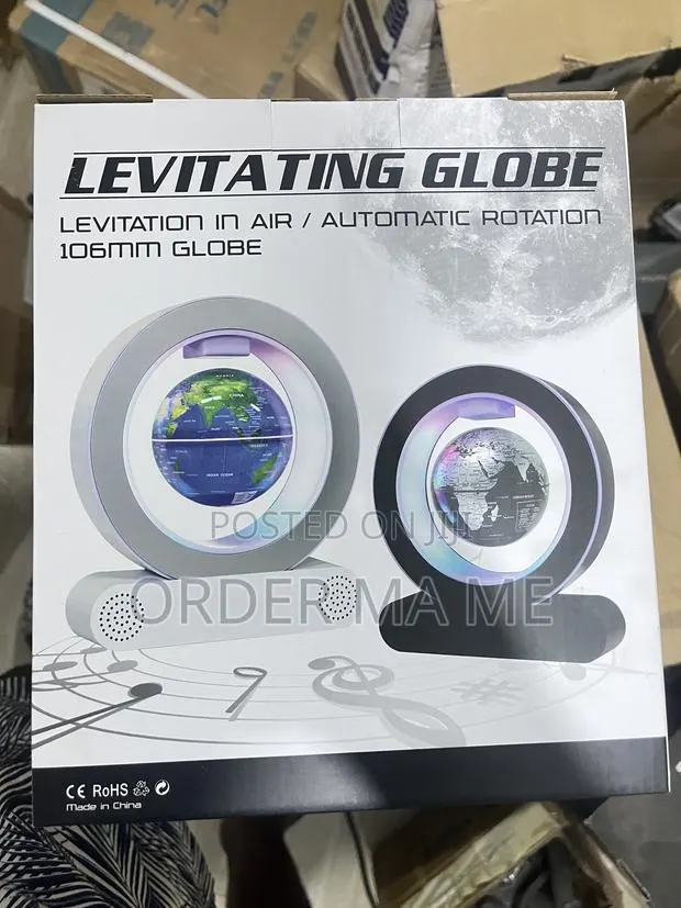 Levitation Globe 106mm – Automatic Rotating Floating Globe · Photo 1