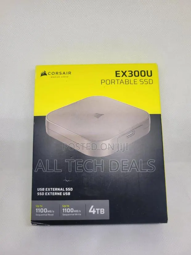Corsair 4tb Ex300u USB 3.2 Gen 2 External SSD · Photo 1