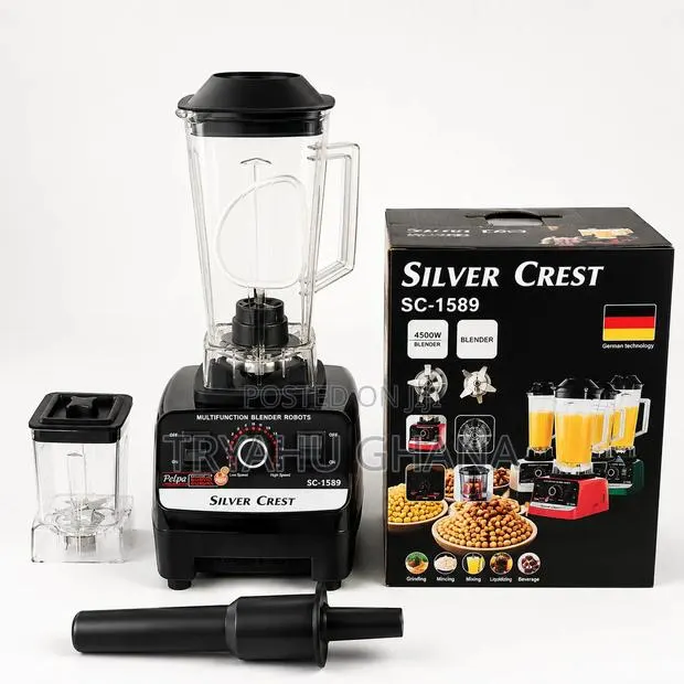 Silver Crest 4500w Multifunction Blender | Heavy Duty Juicer Grinder · Photo 1