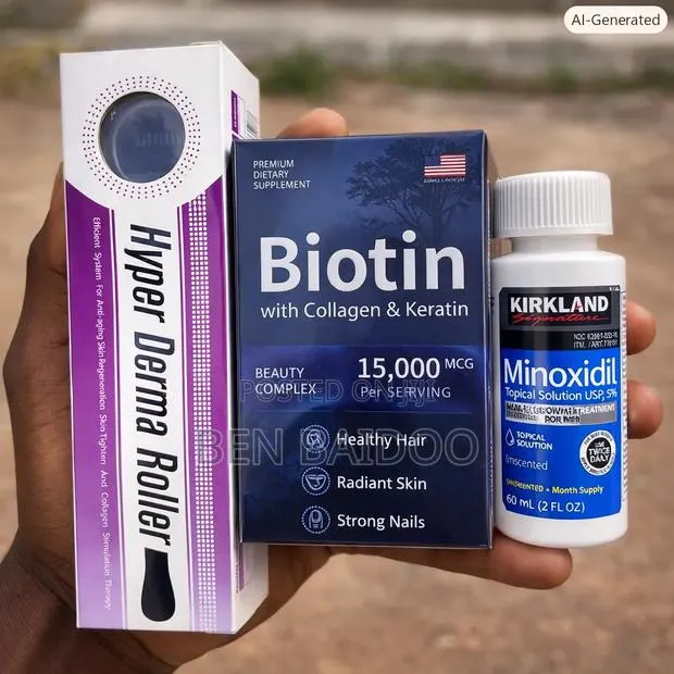 Kirkland Minoxidil, Biotin Derma Roller (Quality Hair Growth) · Photo 1