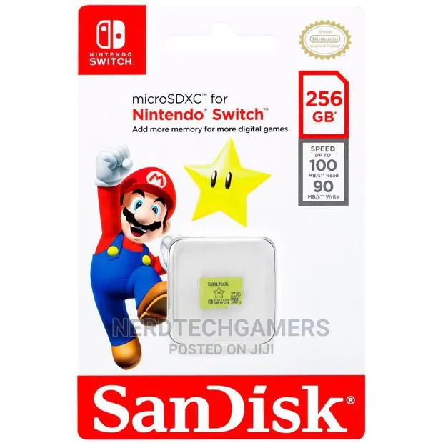 Sandisk Micro SDXC 256GB Nintendo · Photo 1
