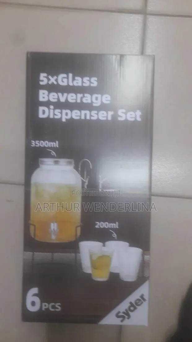 Juice Dispenser With Glass Cups · Photo 2