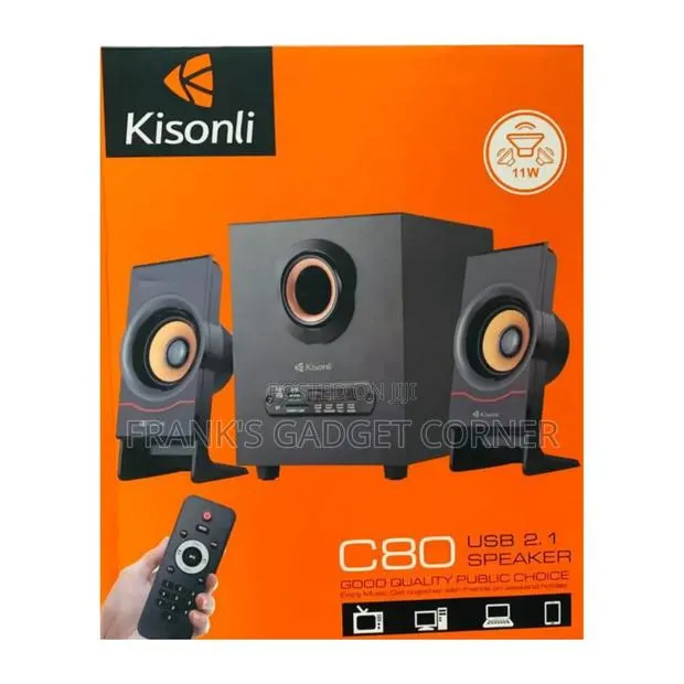 Kisonli Multimedia Bluetooth Subwoofer With Bass Remote · Photo 1