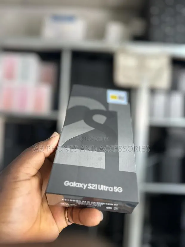 New Samsung Galaxy S21 Ultra 5G 128 GB Black · Photo 1