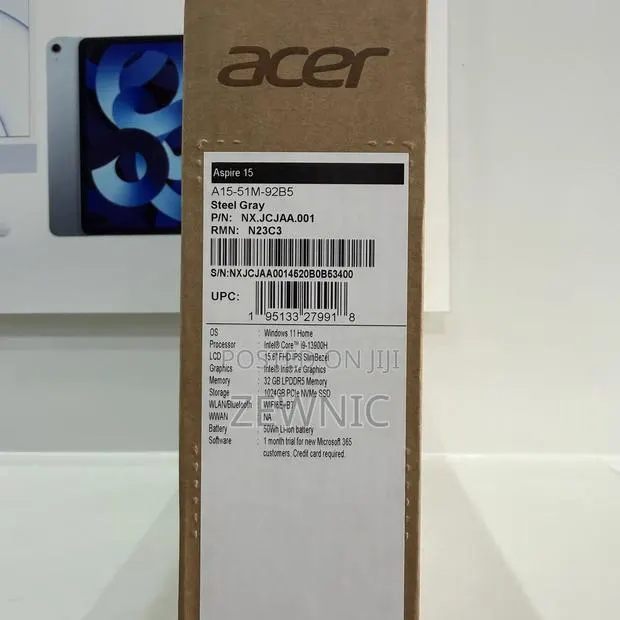 New Laptop Acer Aspire 1500 32GB Intel Core i9 SSD 1T · Photo 1