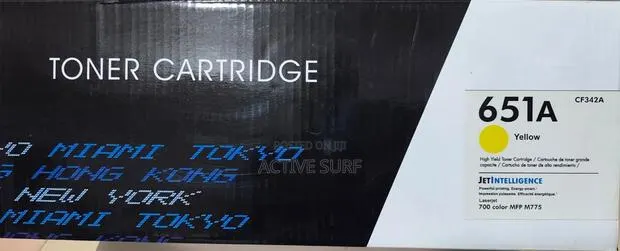 651a HP Compatible Toner Cartridge (Yellow) · Photo 1