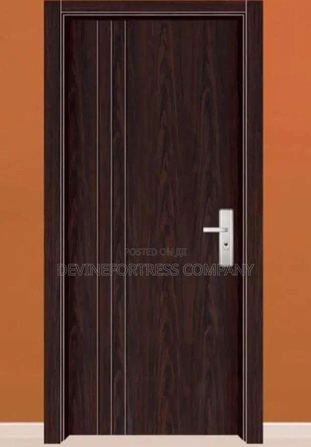 Wooden Metal Bedroom Door Brown for All Buildings · Photo 1