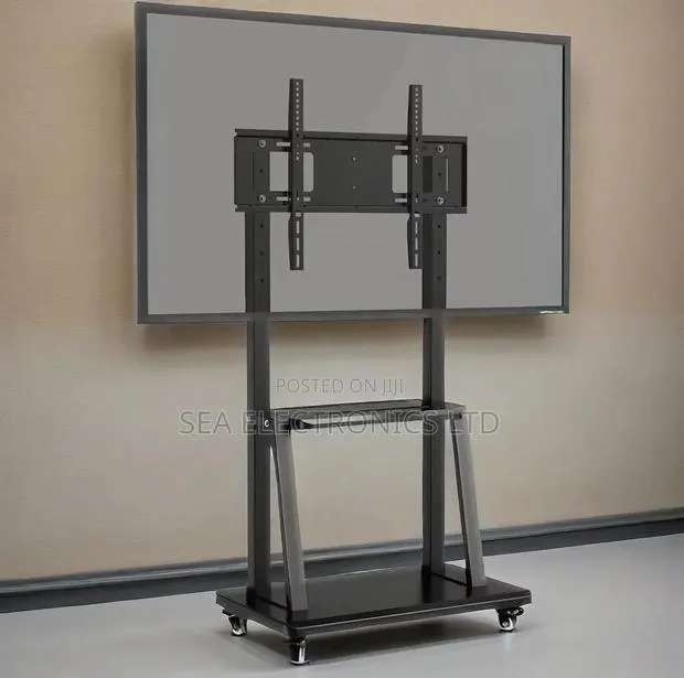 Portable Large Tv Trolley Bracket Stand Height Shelf · Photo 1