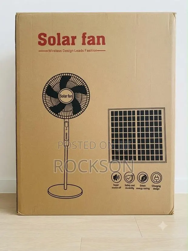 Rechargeable Solar Fan for Sale · Photo 1