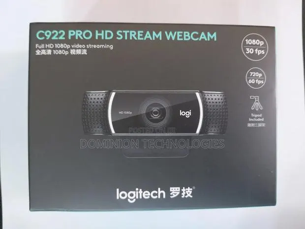 Logitech C922 Pro Hd Stream Webcam Fullhd 1080p Video Streaming · Photo 1
